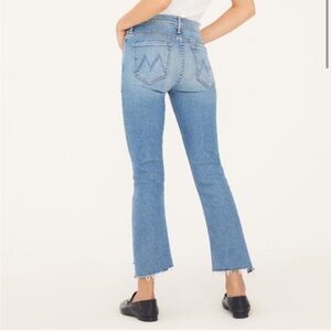 Mother The Insider Step Fray Denim Crop Jeans Limited Edition Women's Size 28